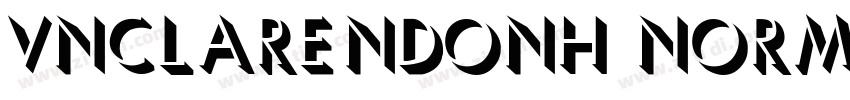 VnClarendonH Normal字体转换